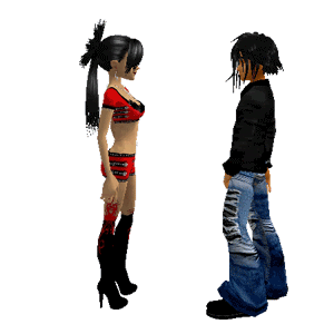 Gif animé bisous amoureux